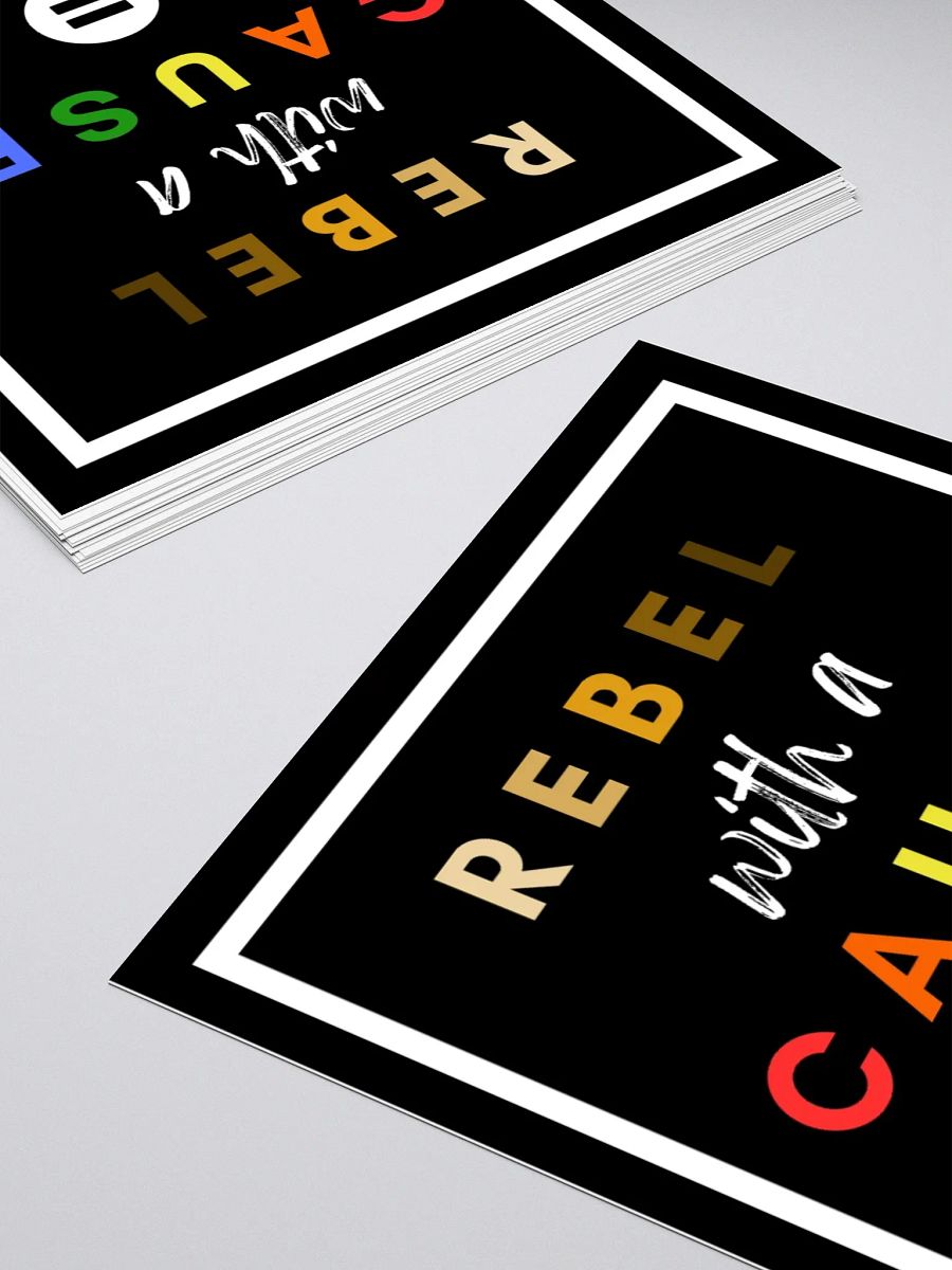 Rebel with a Cause Sticker. product image (15)