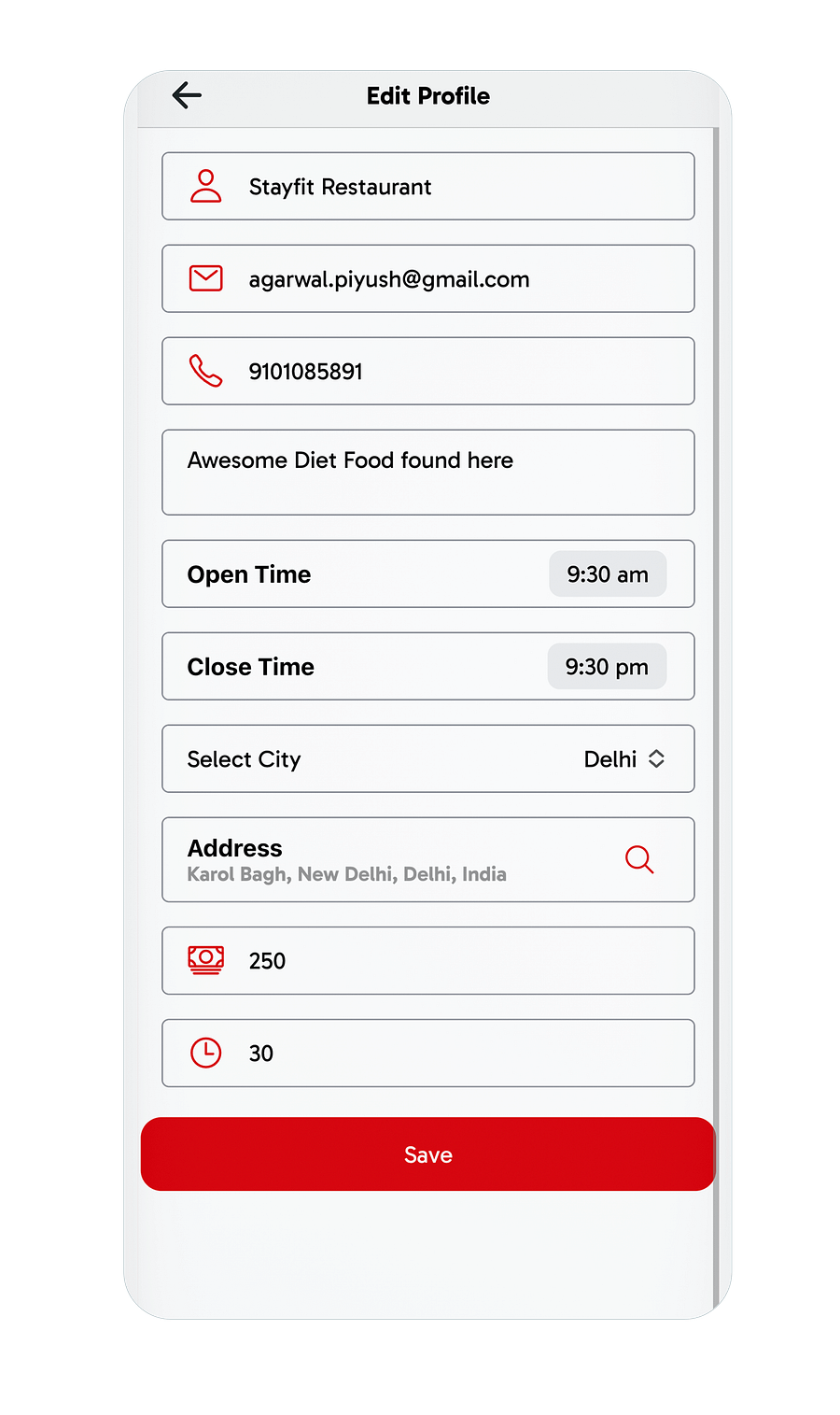 Ionic 8+ Restaurant Food Delivery App UI Template product image (11)