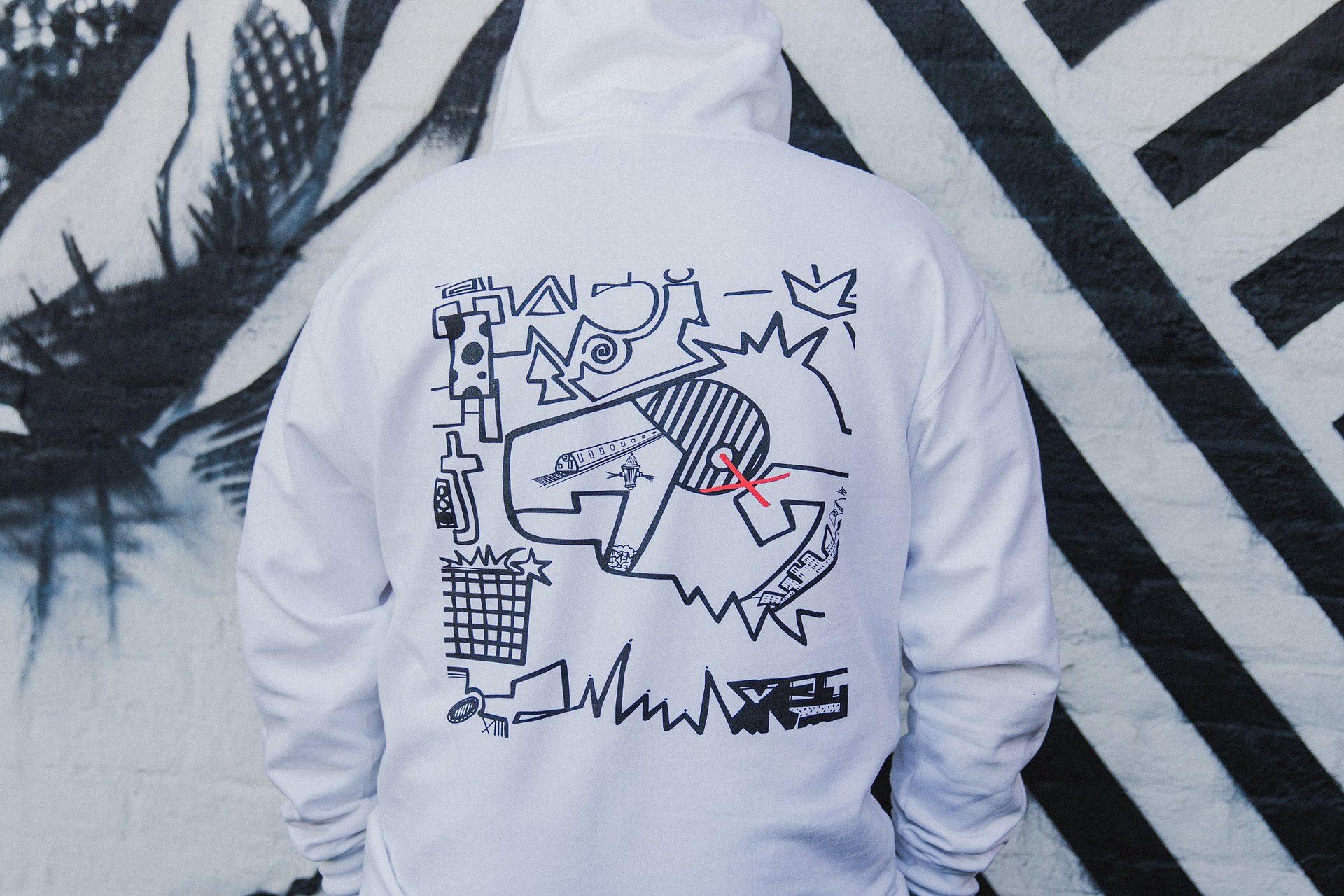Jwashere Hoodie - White product image (5)