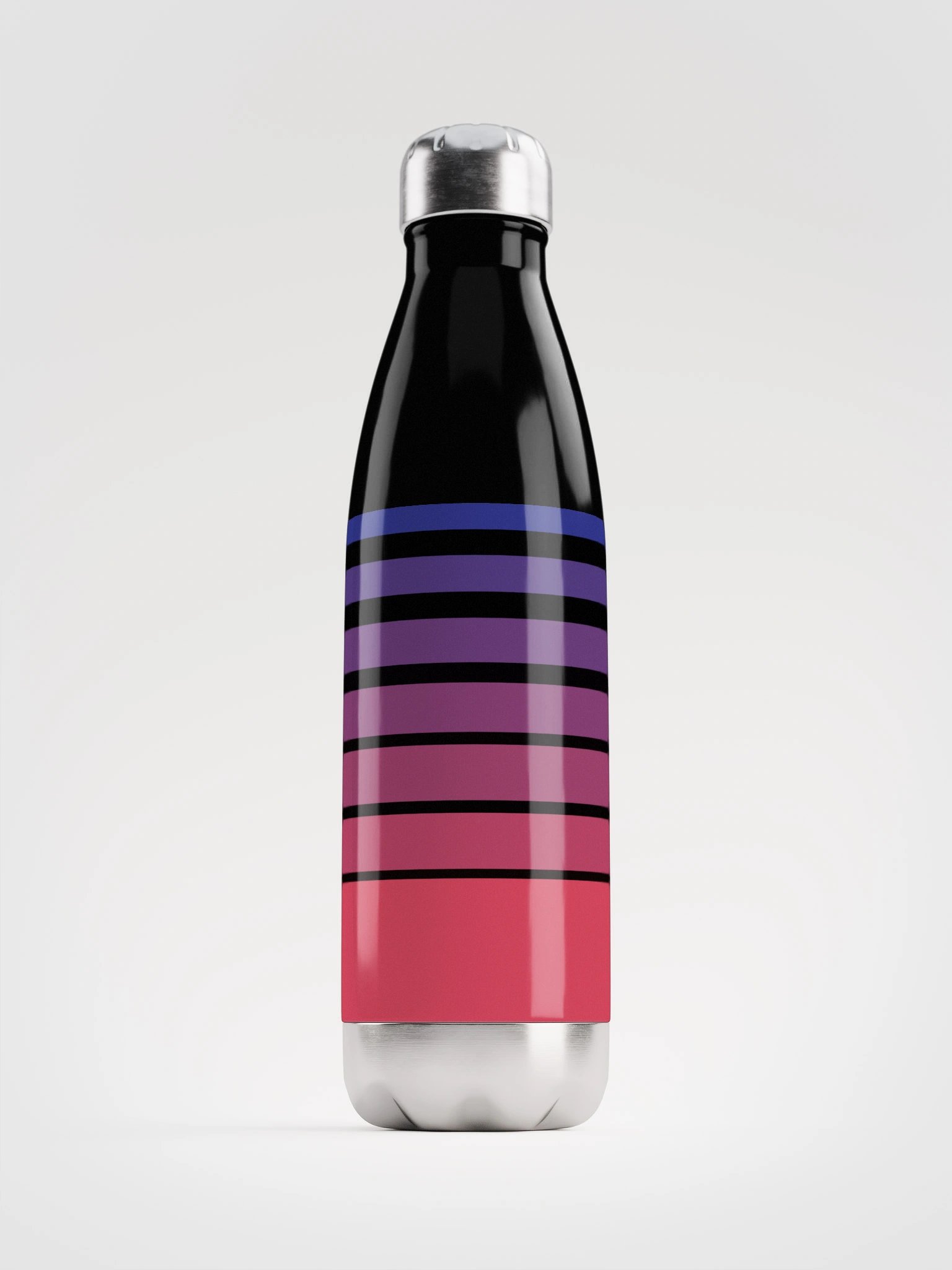 Dual Process Theory - YT Icon Background - Stainless Steel Water Bottle product image (1)