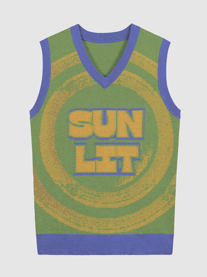 SUN LTT Knitted V-Neck Vest product image (2)