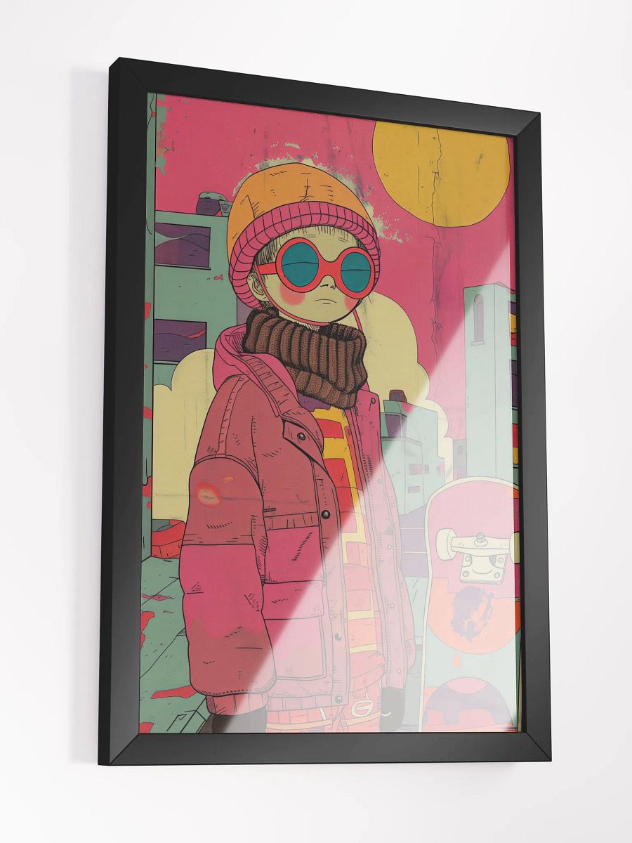 Urban Winter Vibes Pop Art Poster - Framed product image (5)
