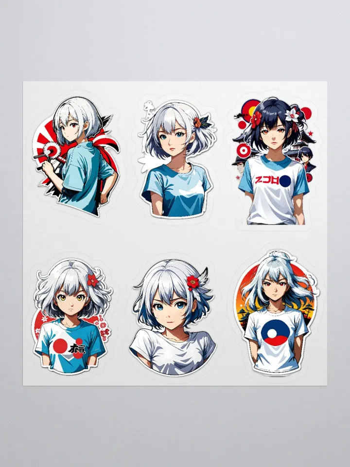 Vibrant Anime Character Stickers product image (2)