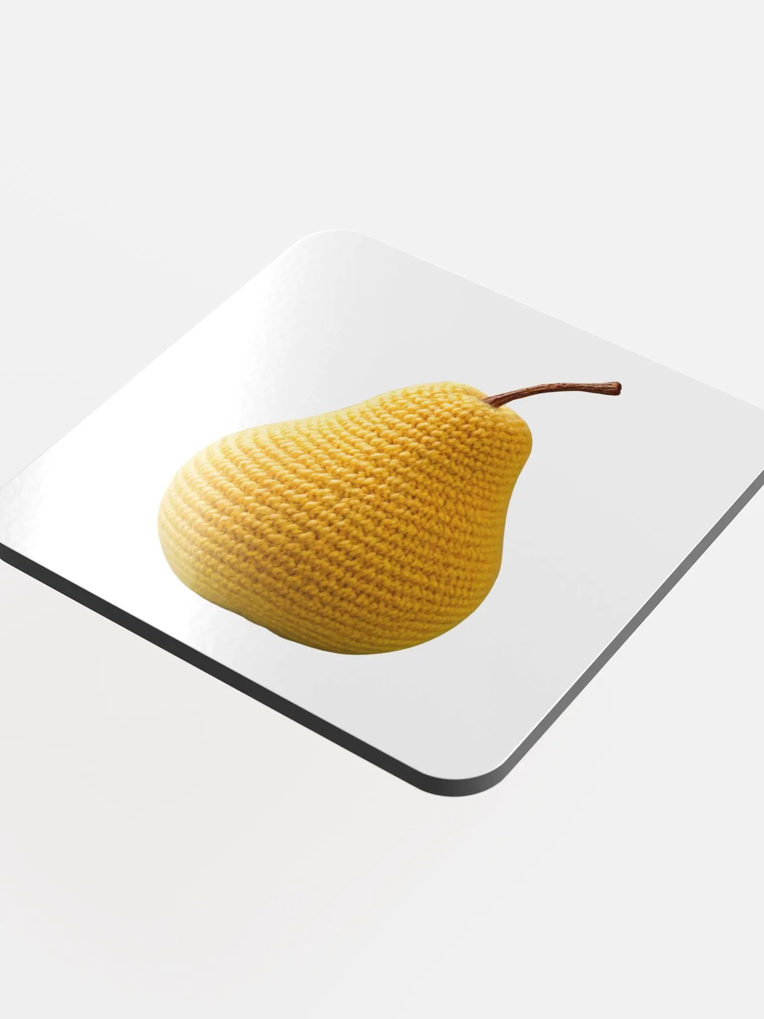CozyAvocado Glossed Cork Coaster Pear #2 product image (4)