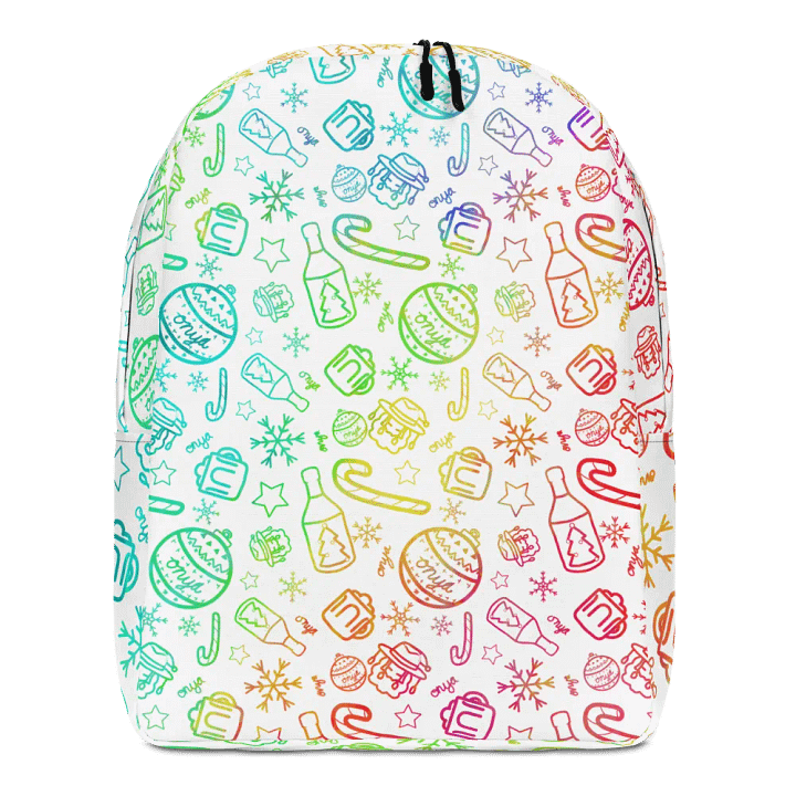 Limited Edition Christmas Rainbow Minimalist Backpack product image (1)