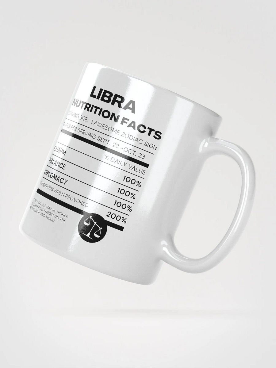 Libra Nutrition Facts Mug product image (3)