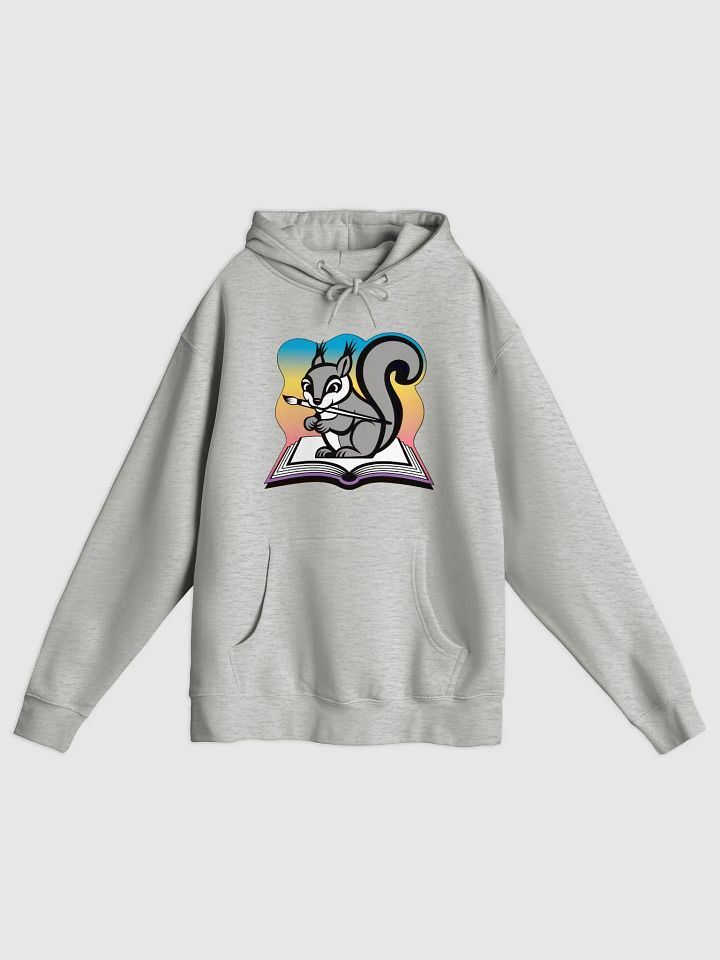 Premium Ultra Soft Hoodie: Artistic Squirrel Paintbrush Hoodie product image (1)