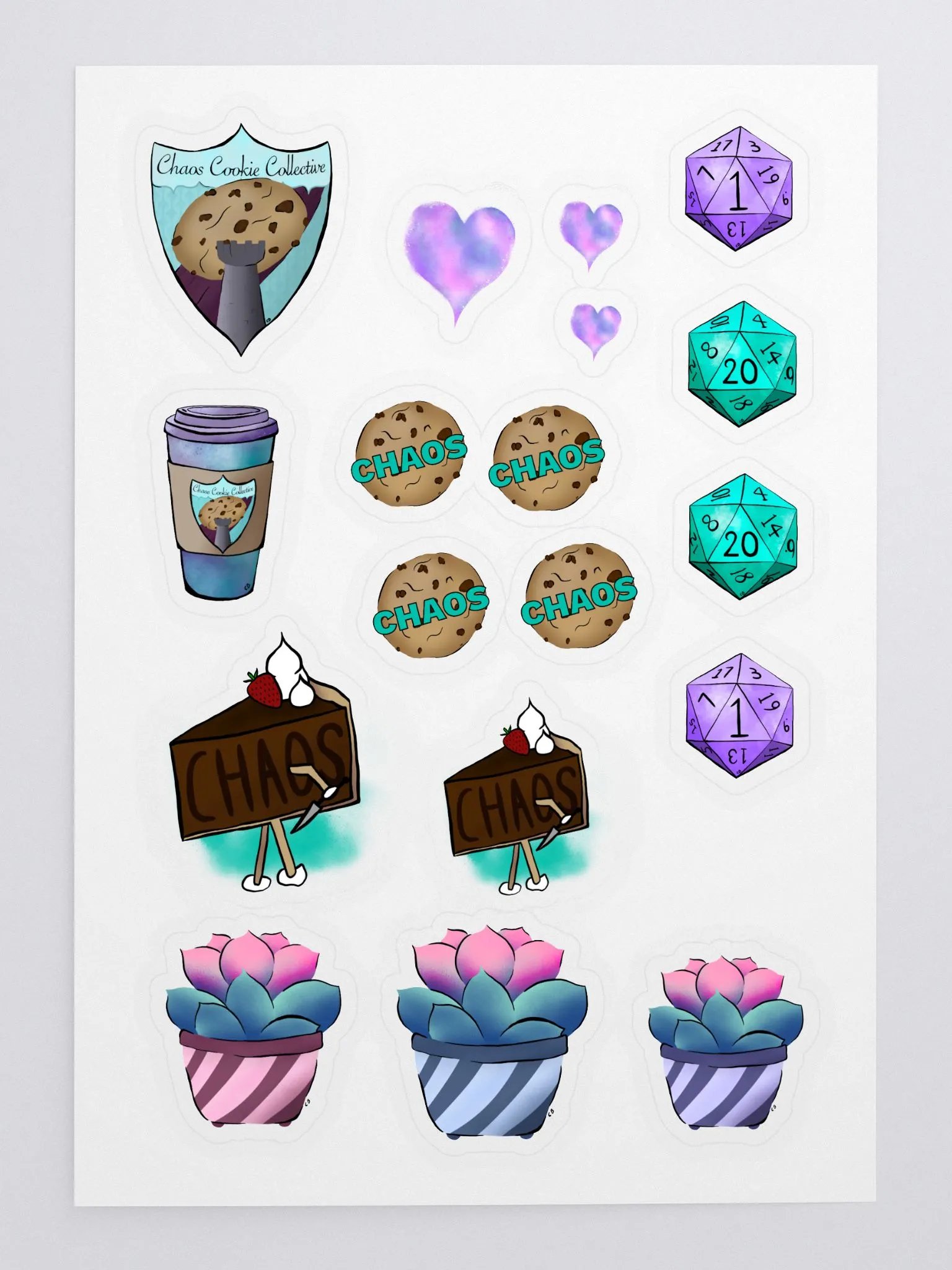 Emote Sticker Sheet product image (3)