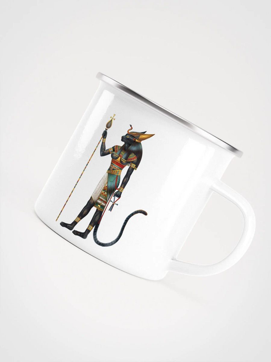 Bastet - The Egyptian Cat Goddess Enamel Mug product image (5)