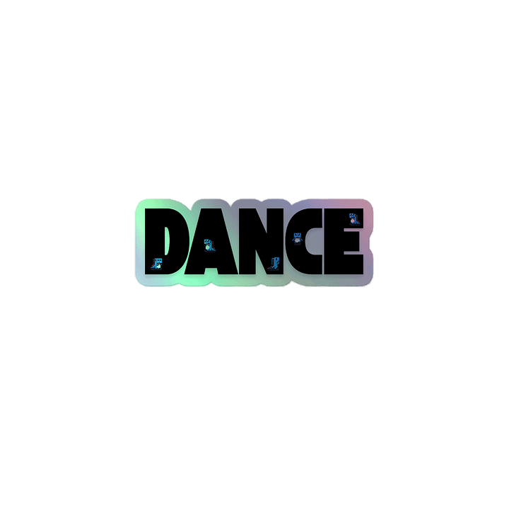 DANCE Dino Holo Sticker product image (1)
