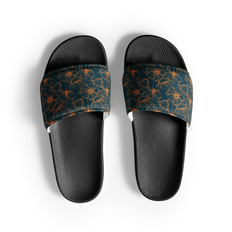 Dark Romantic Floral | Women's Slides product image (1)