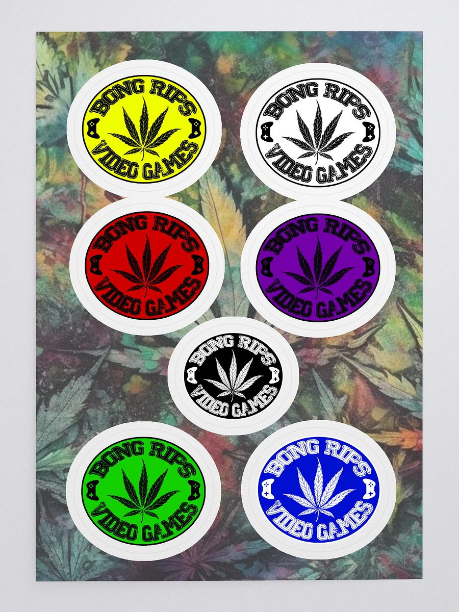 Bong Rips & Video Games Sticker Sheet product image (3)