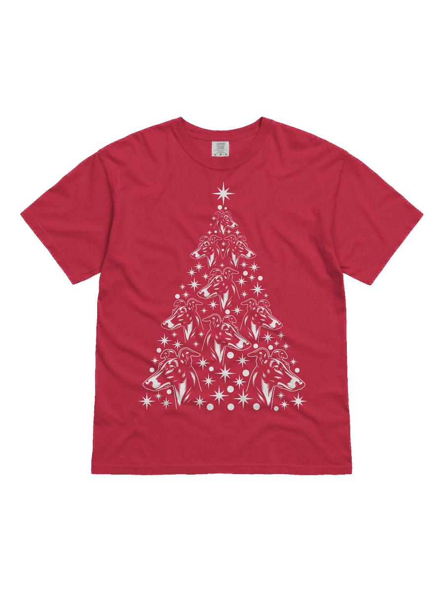 Greyhound Christmas Tree T-Shirt product image (31)