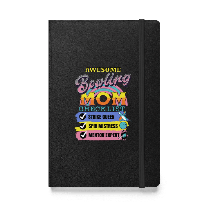 Awesome Bowling Mom Checklist Strike, Spin, Mentor Notebook product image (1)