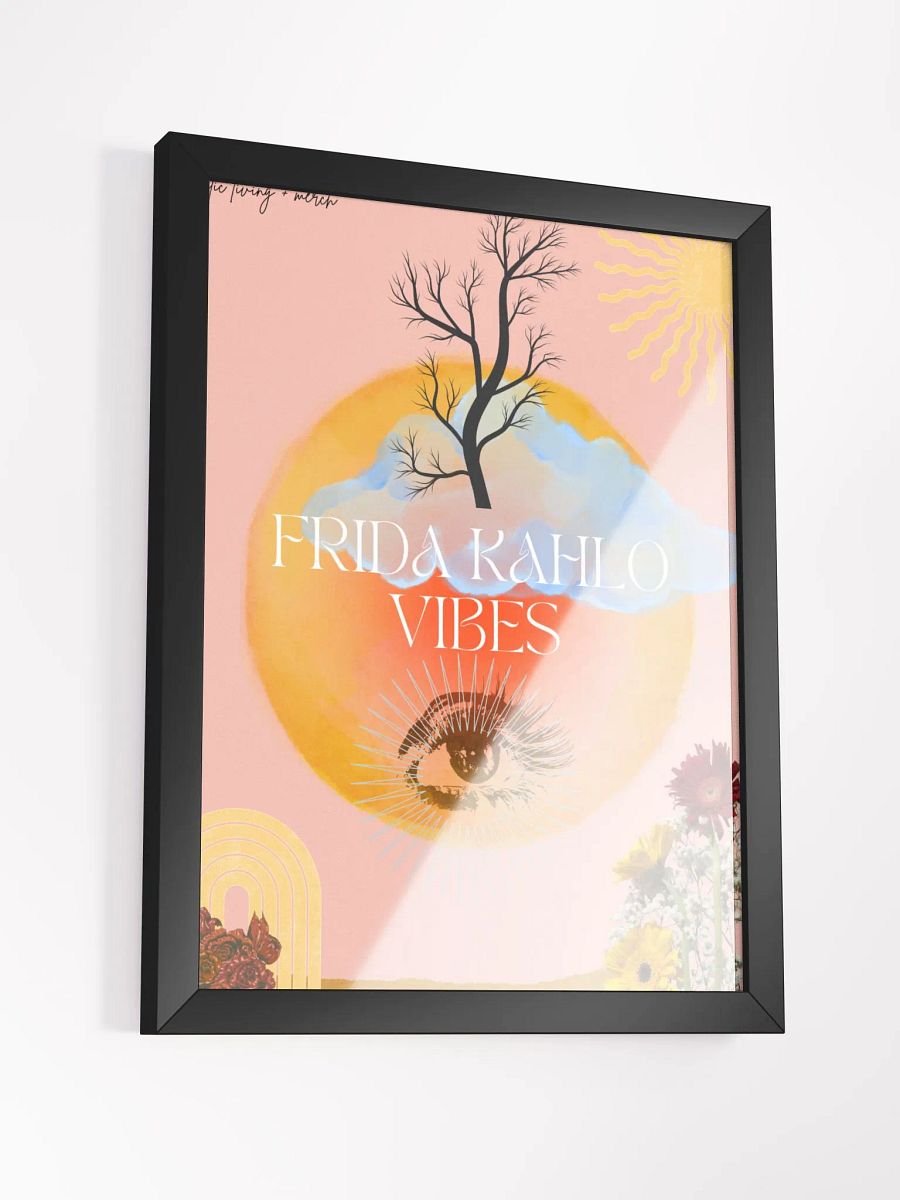 frida kahlo vibes - framed design product image (3)