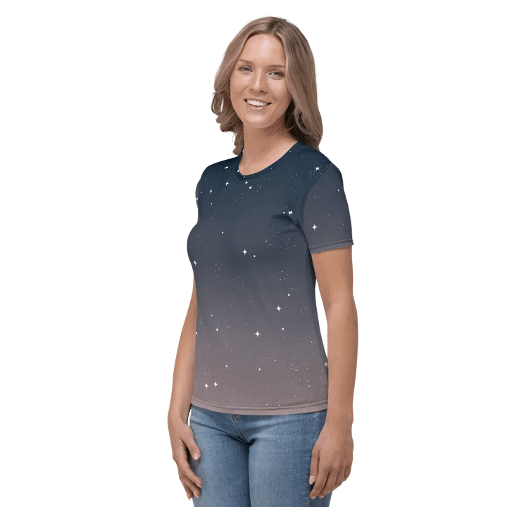 Starry Sky Dusk Women's T-Shirt product image (2)