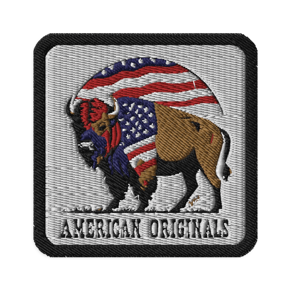 American Originals Bison Embroidery Patches product image (1)