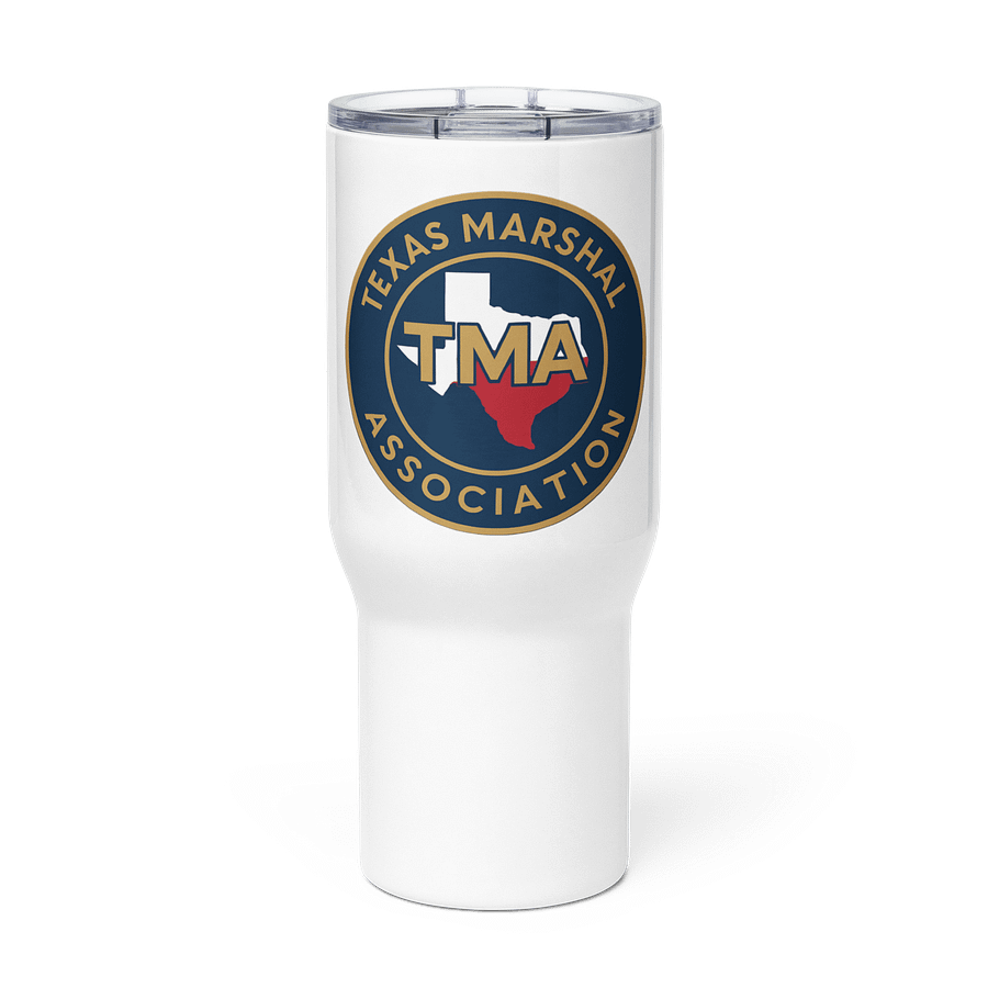 Texas Marshal Association Emblem Travel Mug product image (3)