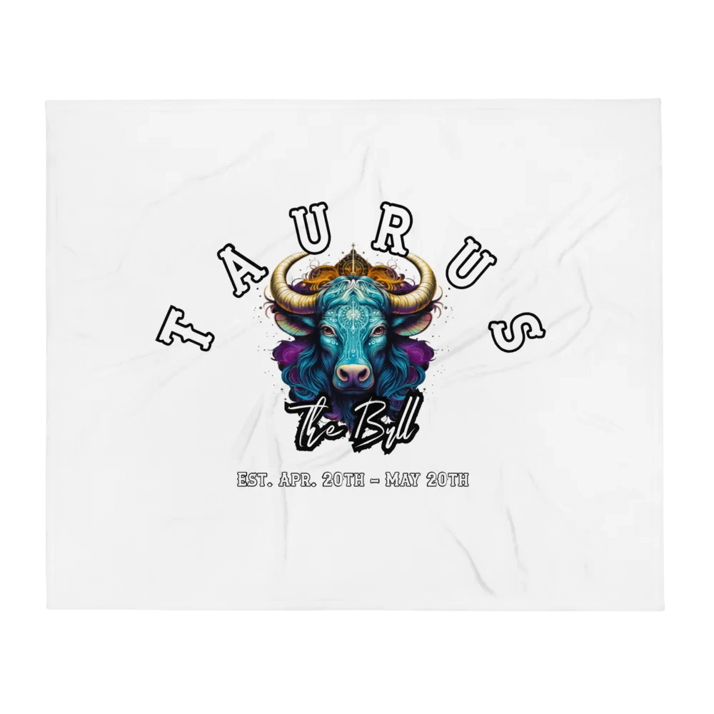 Taurus - Zodiac Throw Blanket product image (1)