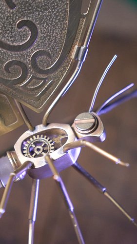 I sure learned a lot about silver soldering during my Arcane butterfly project!
#arcane

(The full build video is on our Puni...