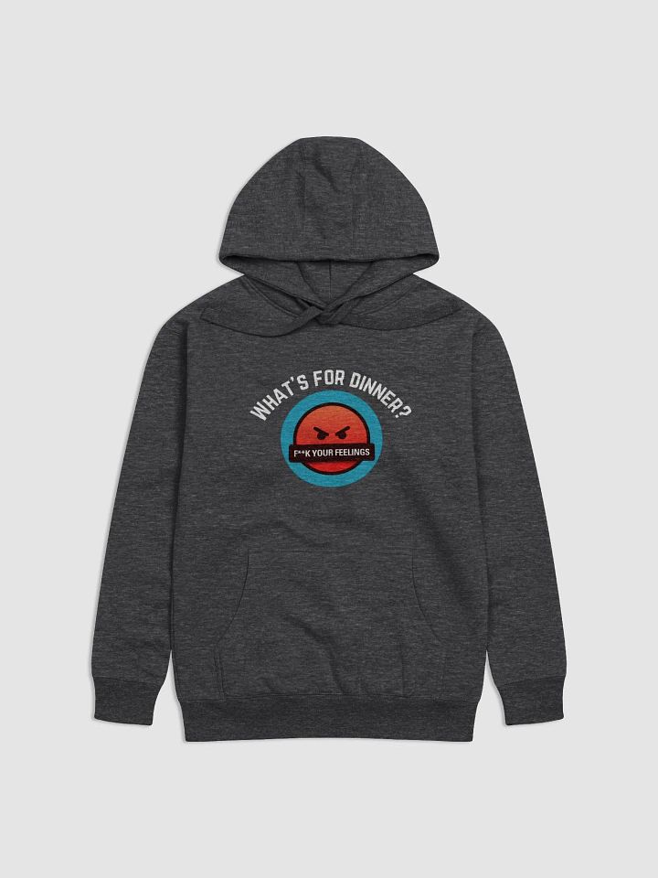 What's For Dinner Hoodie White Text product image (1)