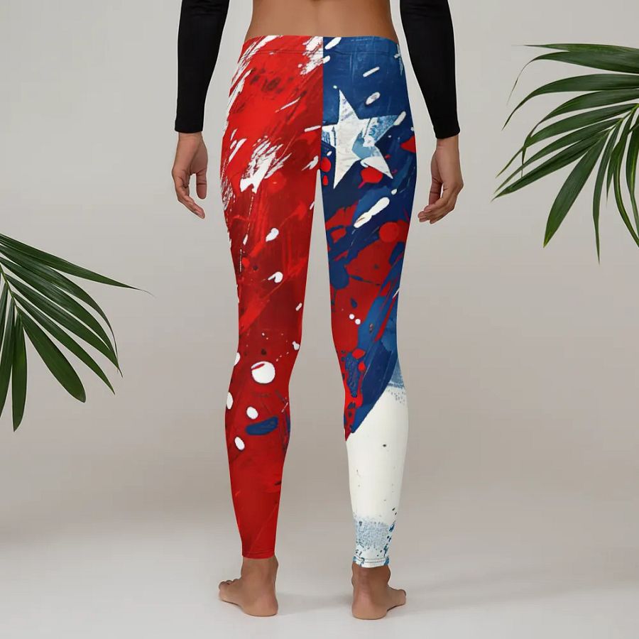 Star-Spangled Splatter Leggings product image (4)