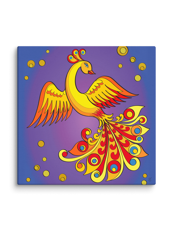 Vibrant Wings Canvas Art - Golden Bird product image (44)