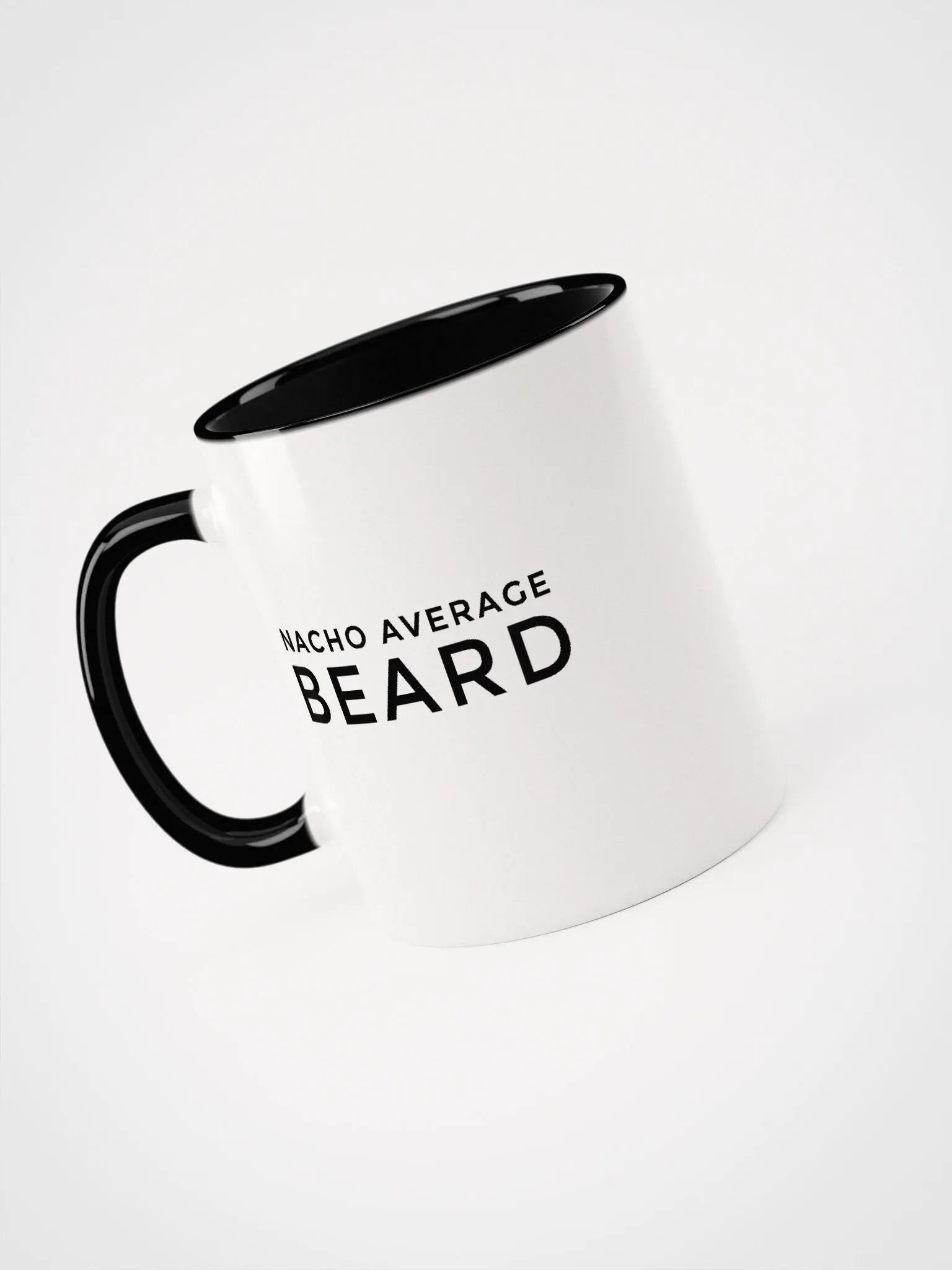 Bearded Woodz Ceramic Mug (Colored Handle & Inside Mug) product image (3)