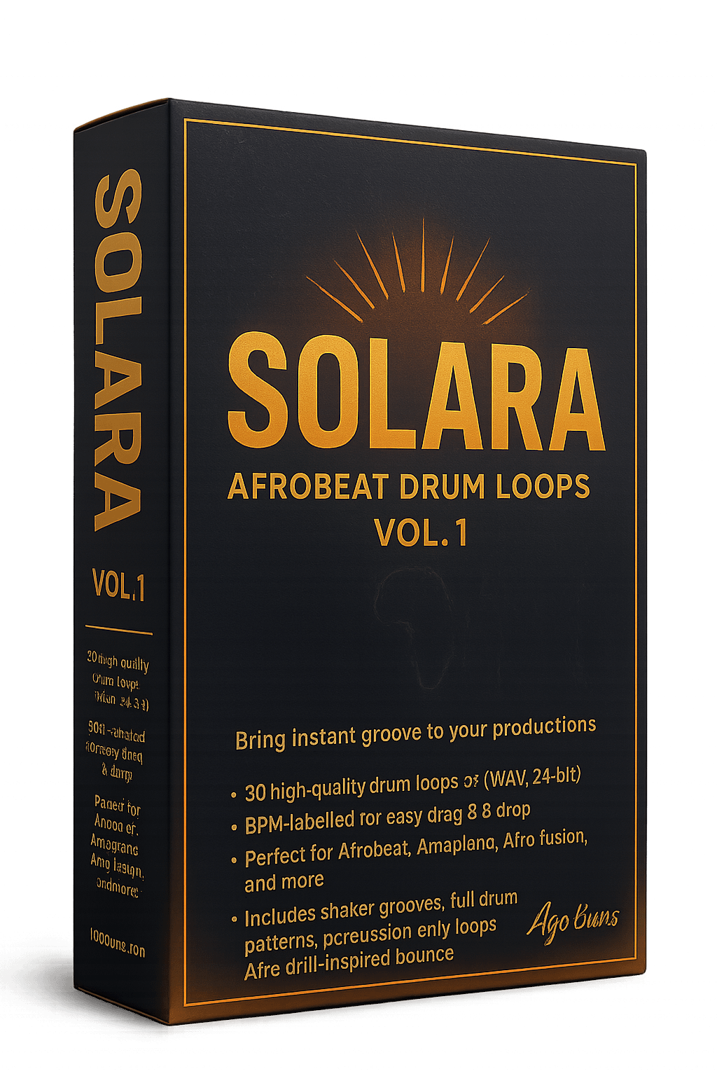 SOLARA – Afrobeat Drum Loops (Vol. 1) product image (1)