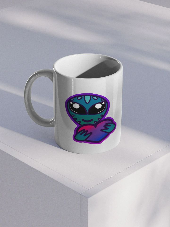 Bi Pride Heart Alien Mug product image (1)