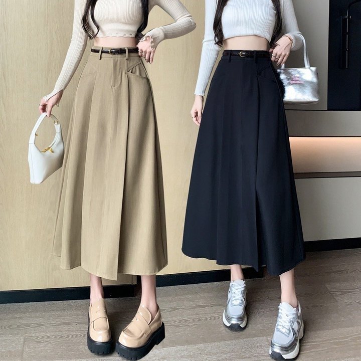 CHÂN VÁY XOÈ DÁNG DÀI PHONG CÁCH HÀN QUỐC BASIC M70 ( KHÔNG KÈM ĐAI ) - EVA SHOES product image (2)
