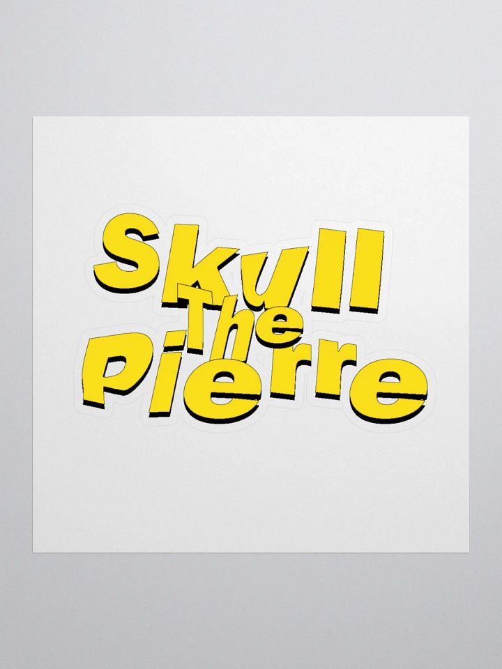 Skull The Pierre Stickers BAABYYY product image (1)