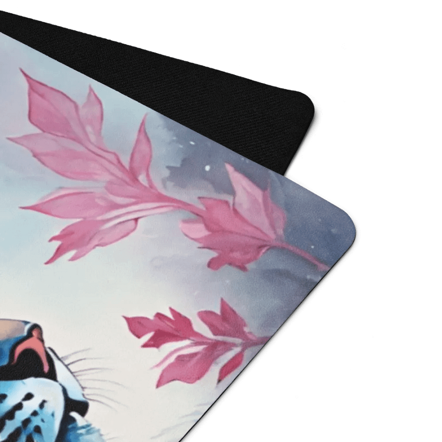Watercolor Floral Tiger Fantasy Yoga Mat product image (5)