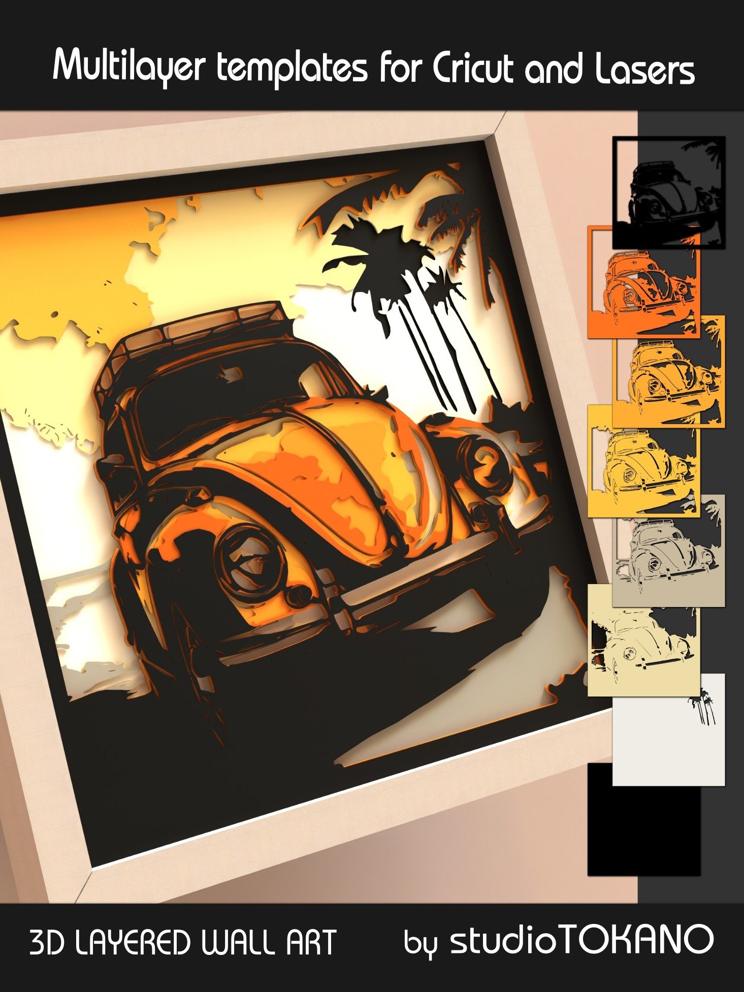 Oldtimer 3D layered svg for Cricut product image (7)