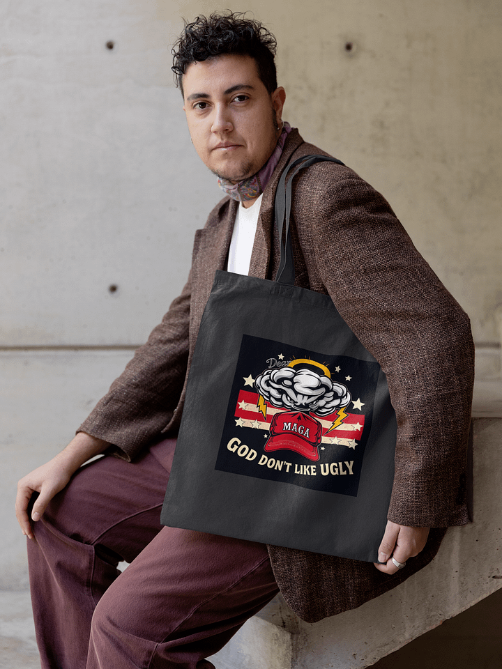 Dear MAGA, God Don't Like Ugly - Eco-Friendly Tote Bag product image (1)