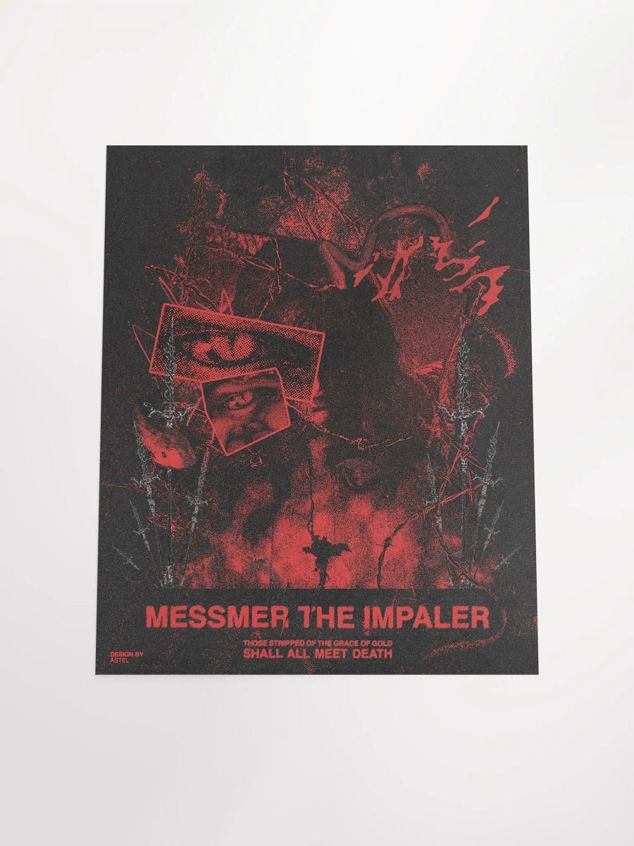 'MESSMER THE IMPALER' POSTER (RED VERSION) product image (4)