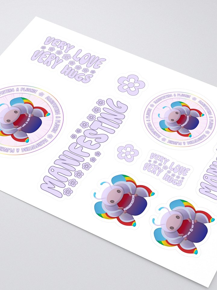 Manifesting a Plushie Sticker Set - Cute n' Cozy Collection product image (2)