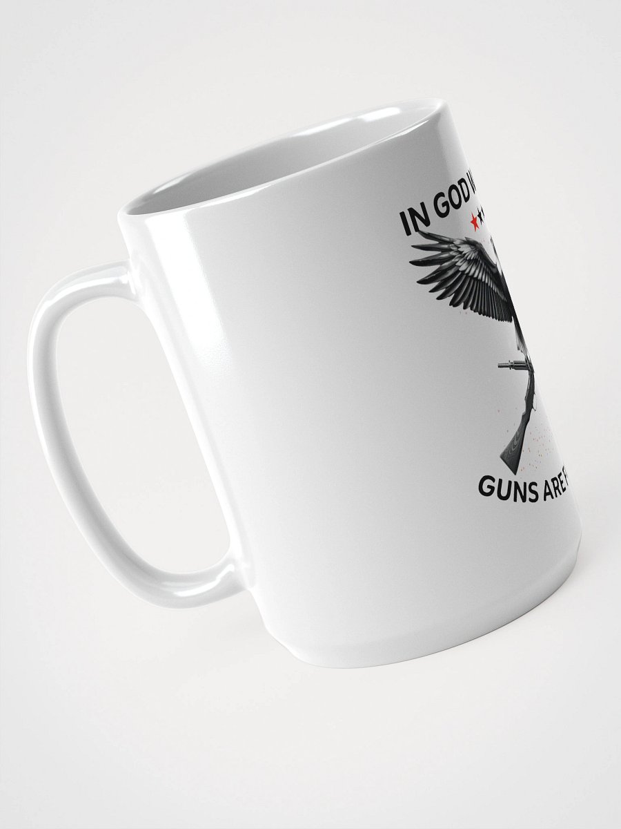 In God We Trust Patriotic Eagle Mug - American Flag Independence Day Coffee Cup - USA Second Amendment Gift product image (3)