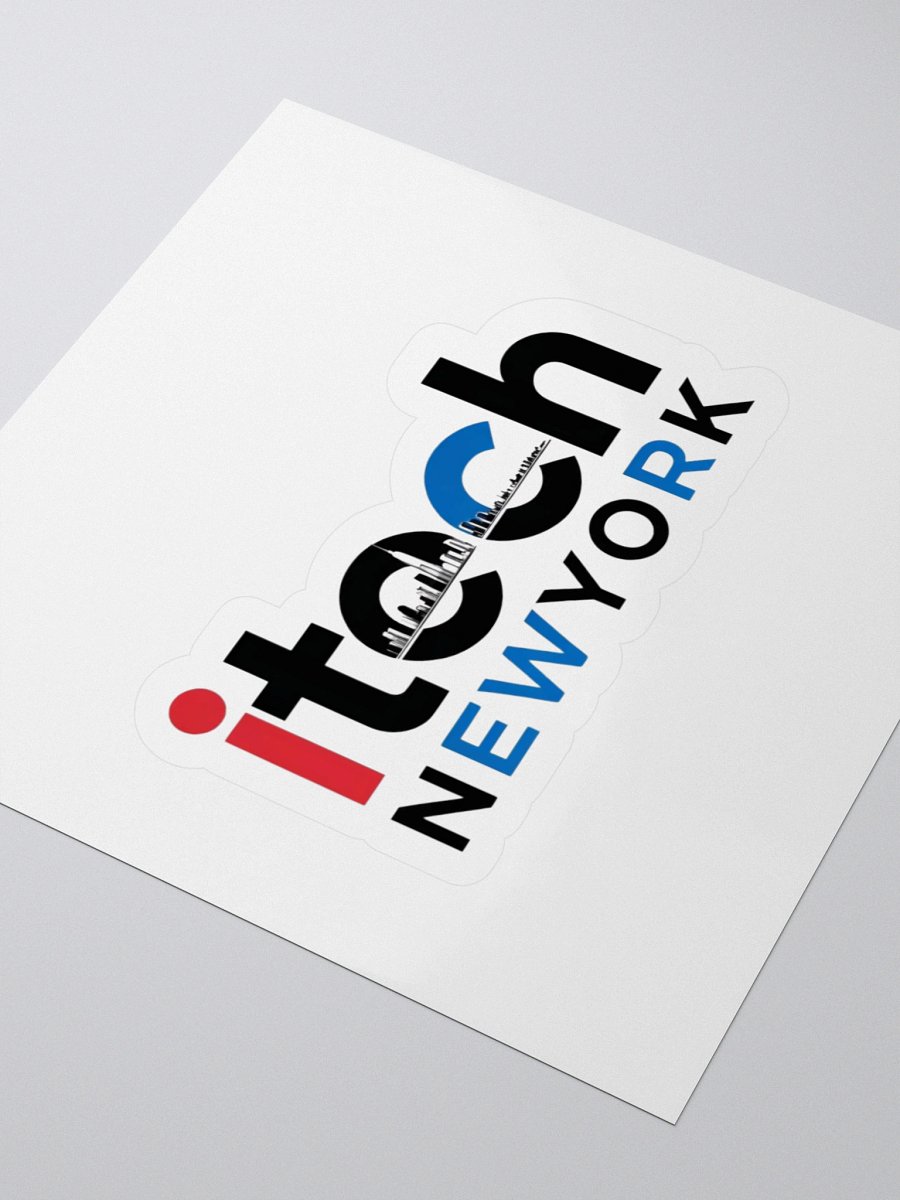 iTechNewYork Logo Kiss Cut Stickers product image (10)