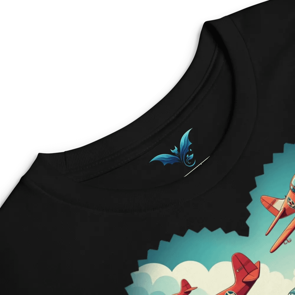 Whimsical Airplane Adventure Youth Long Sleeve T-Shirt product image (8)