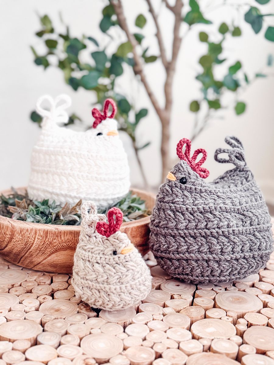 Wheat Stitch Crochet Chicken Pattern product image (9)