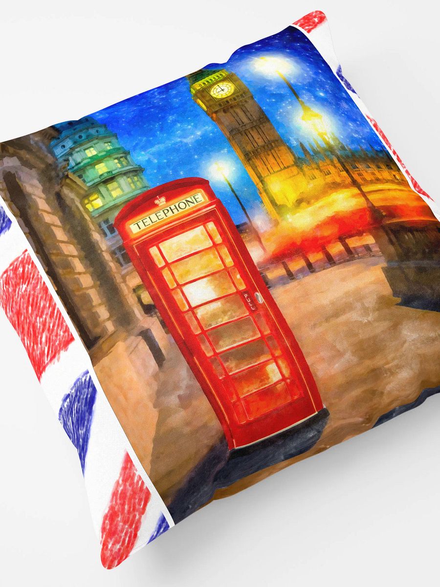 London Under The Stars - British Throw Pillow product image (5)