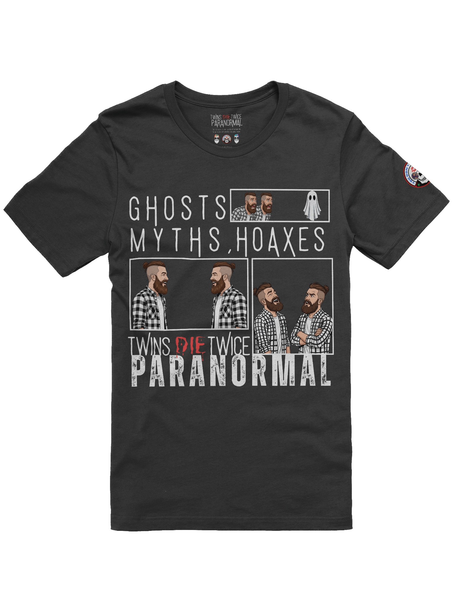 Ghosts, Myths, Hoaxes Premium Tee – Comic Panel Edition product image (37)
