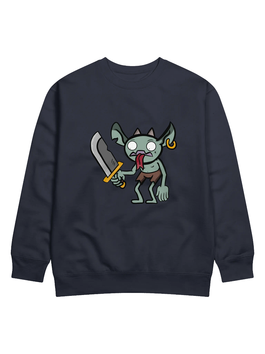 Sword-Wielding Silly Goblin Sweatshirt product image (1)
