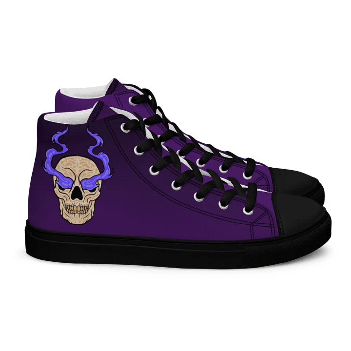 Men's Ethereal Flame Skull High Tops product image (2)