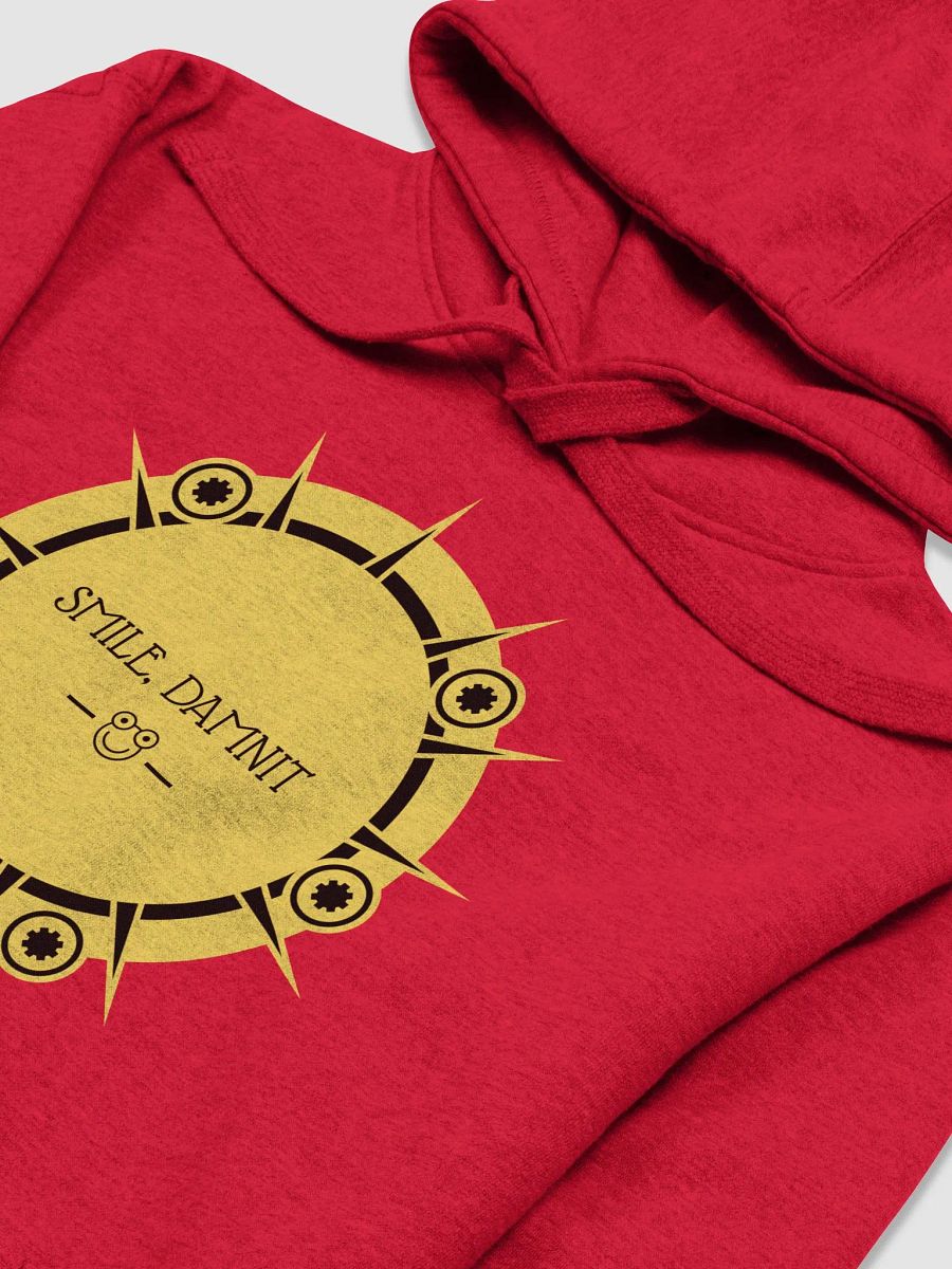 smile, damnit! Cozy Cotton Blend Unisex Hoodie product image (3)