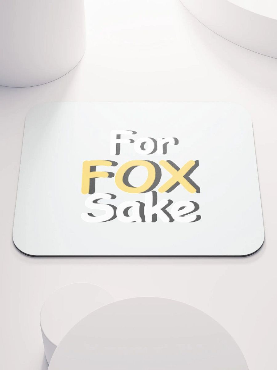 For Fox Sake Mouse Pad product image (1)