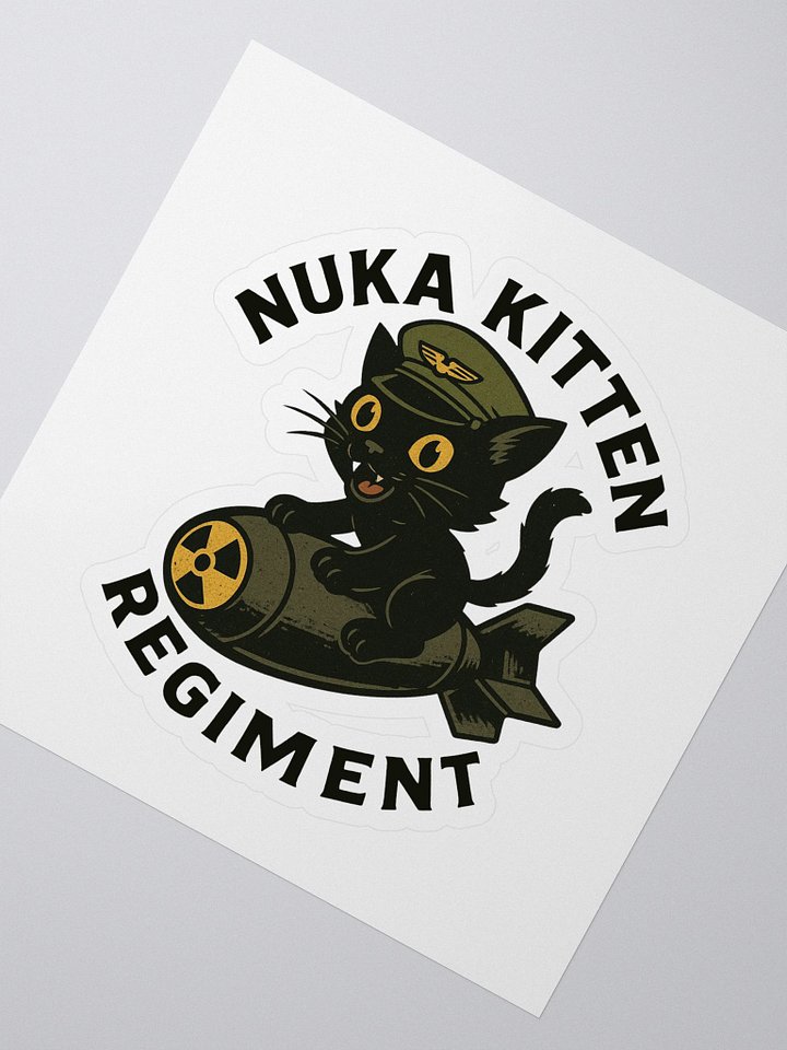 NUKA KITTEN REGIMENT STICKER product image (2)