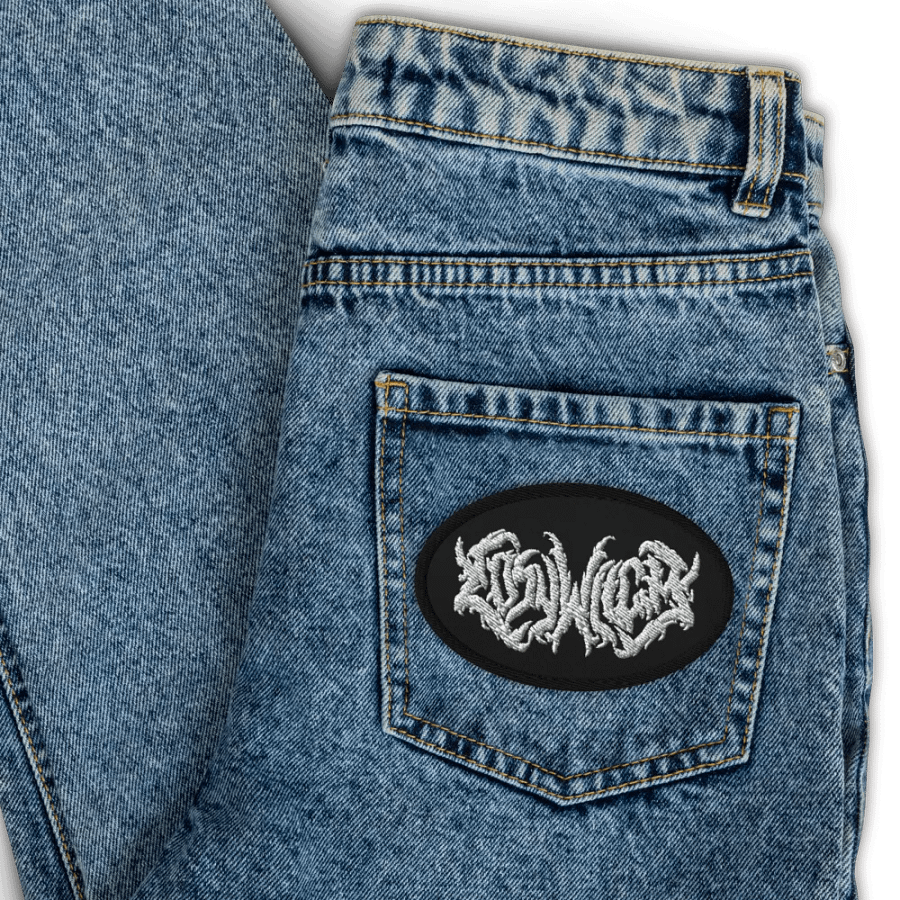Cosy Black Metal Embroidered Patch product image (7)