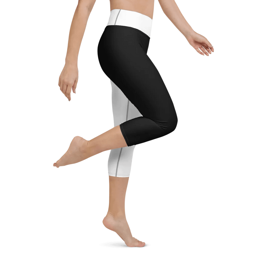 Copy of Fish Flexi Capri Yoga Leggings – 90s Vibes, Ultimate Comfort! product image (5)